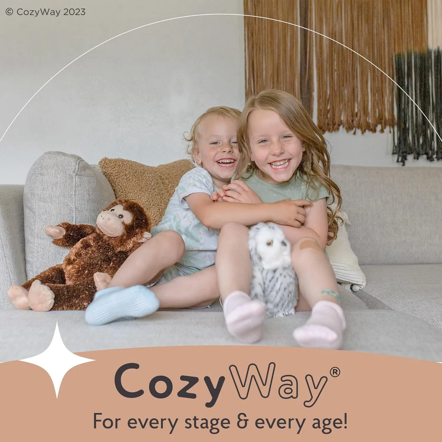 CozyWay Baby & Toddler Socks With Grippers Non Slip Low Cut Grip Socks for Girls and Boys Soft Comfy Cotton - 14 Pack