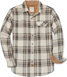 Dubinik? Mens Flannel Shirts Long Sleeve Flannel Shirt for Men Casual Button Down Brushed 100% Cotton Shirt