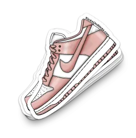 Dunk Low "Rose Whisper" Sneaker Sticker