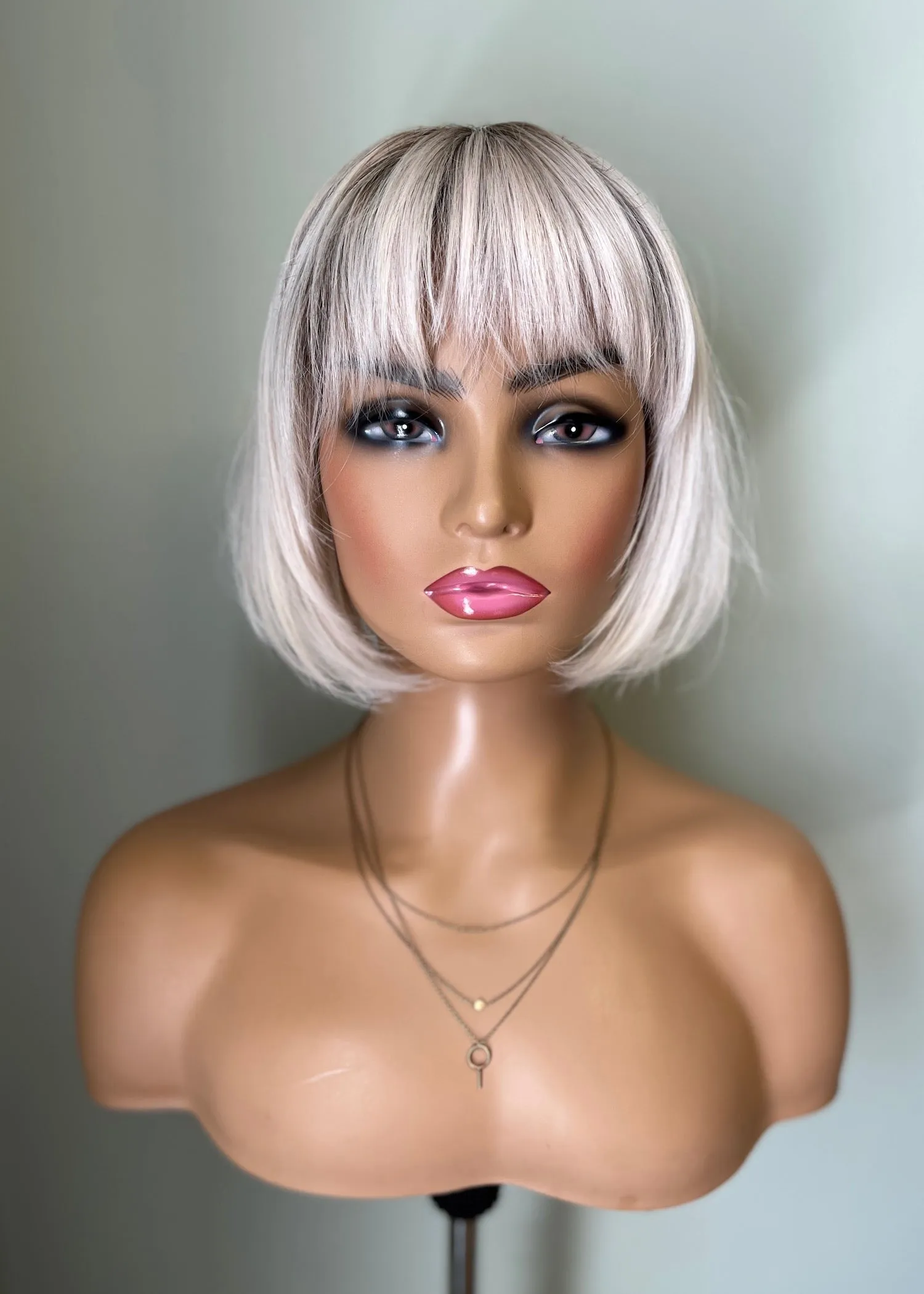 Preloved, Ellen Wille, Sing wig | Synthetic fibre | Platinum Blonde Rooted | Average cap | 11" length