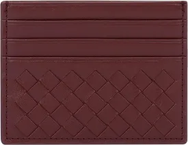 Unaone Slim Minimalist Wallet - Credit Card Holder, Leather Front Pocket Wallet Card Case for Men & Women, Burgundy