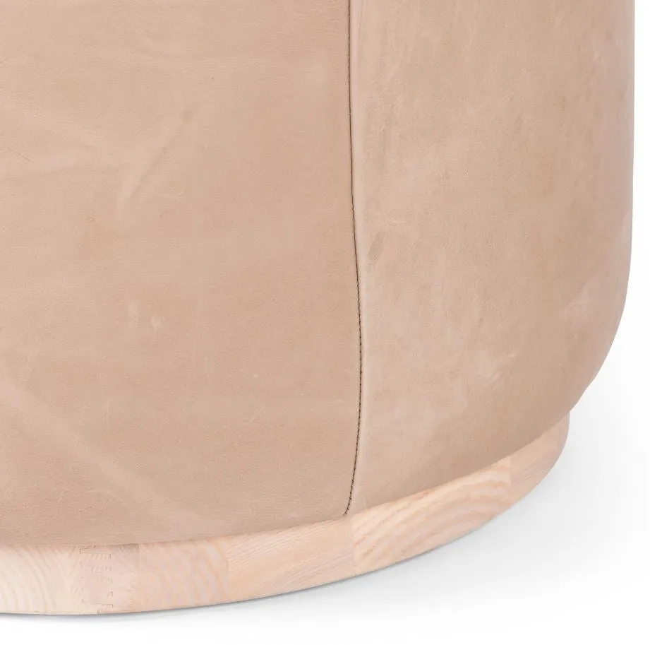 Upton Small Round Ottoman